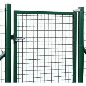 Plot Jednokřídlá branka FORTINET poplastovaná 1000/1750 mm | zelená | výplň svařovaná síť Fortinet Super | oko 50 × 50 mm