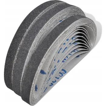 Brusný papír Sada brusných pásů 30 ks, 10 mm, zrnitost 60/80/120, pro pneumatické brusky