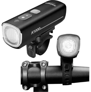 Cyklosvítilna Přední světlo na kolo Ravemen K1000 s AI – Černé