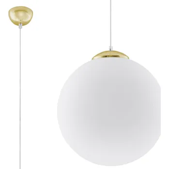 SOLLUX LIGHTING Zlatá závěsná lampa UGO 40