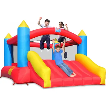 Hra na zahradu Happy Hop Skákací hrad se širokou skluzavkou