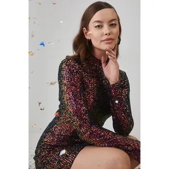 Dámské šaty Šaty Medicine RW24.SUDA17 zlatá GLX, vel. XS