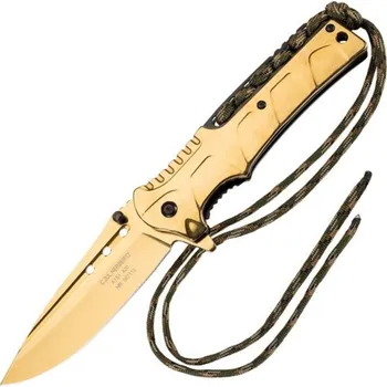kapesní nůž CJH jednoruční nůž, zlatý