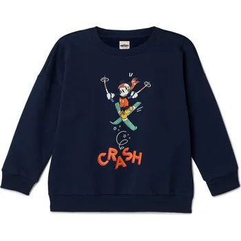 Chlapecká mikina 712576 - Tchibo - Dětská mikina »Mickey and Friends« - pro ženy - vel. 122/128 - barva: červená