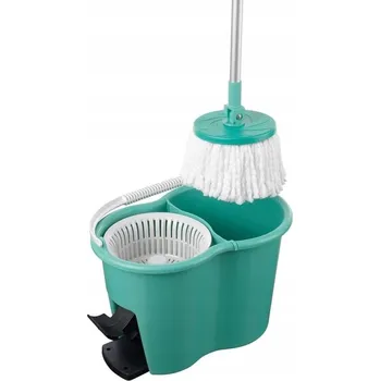 Kbelík a rotační mop se šňůrami CLEANmaxx