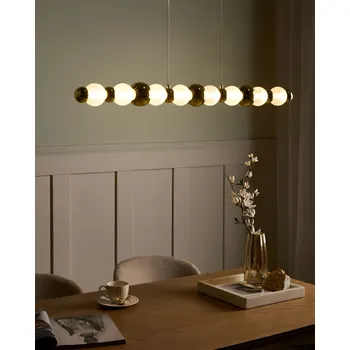 Svítidlo LED nástěnná lampa zlaté skleněné stínidlo kovová základna glamour styl ambientní osvětlení obývací pokoj ložnice Beliani