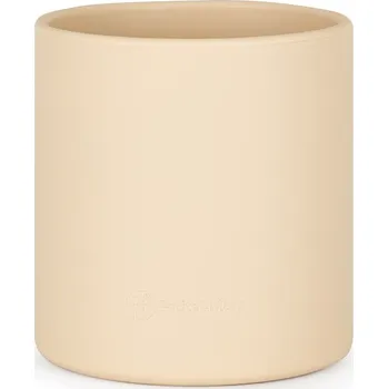 dětská jídelní sada Silikonový hrneček Petite&Mars Desert Sand 200 ml