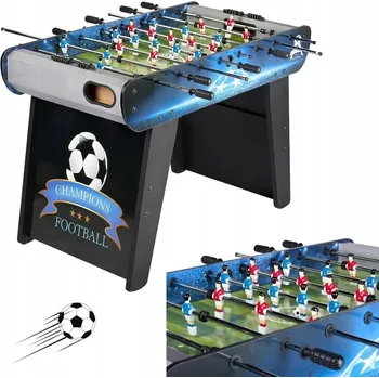 VELKÁ DŘEVĚNÁ STOLNÍ HRA FOTBÁLEK STŮL 2 MÍČE HŘIŠTĚ