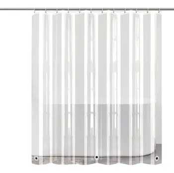 Obraz PRŮHLEDNÝ ZÁVĚS DO SPRCHY 180 X 200 CM SE 3 MAGNETY + 12 HÁČKY