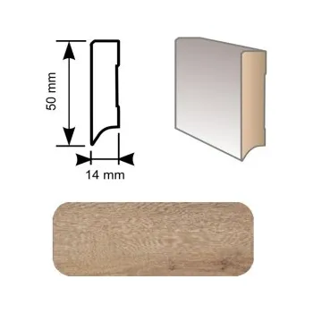 soklová lišta Soklová lišta RIGIT RS50 Dub Beskydský