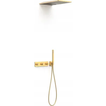 Sprchový set TRES Sprchový komplet B-SYSTEM matné zlato 30725305OM