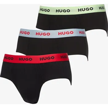 Boxerky Boxerky Hugo Boss Cotton Stretch Hipbrief 3-Pack Multicolor S