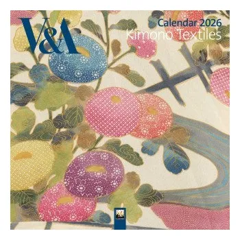 Kalendář V&a: Kimono Textiles Wall Calendar 2026 (Art Calendar) (Kalendář)