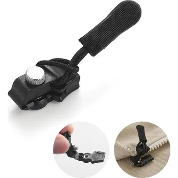 Zip Univerzální jezdce na zipy Aezzybe 12 ks - základní sada na opravu zipů pro nylonové plastové