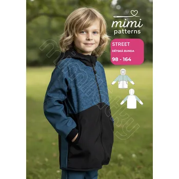 Nit Dětský komerční střih, Bunda, Street - Tištěný střih
