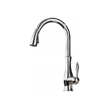 Vodovodní baterie Kuchyňská stojánková baterie LAUFERI ATALANTE stříbrná