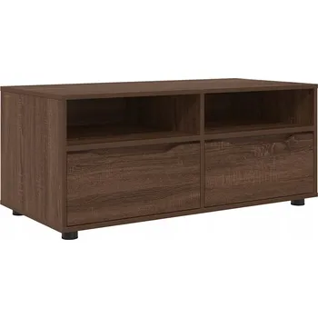 Televizní stolek Televizní skříň Hnědý dub 100 x 48 x 43 cm kompozitní dřevo