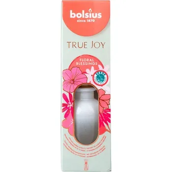 Svíčka Bolsius Diffuser True Joy Floral Blessings 80ml + vonná stébla 270 gram 273 gram