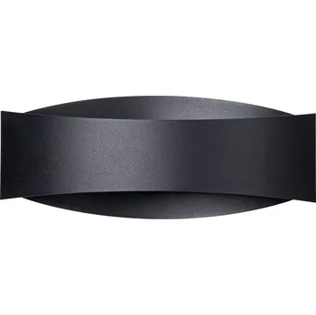 Nástěnné svítidlo Nástěnné svítidlo TONI černé moderní kovové svítí nahoru dolů do obýváku SOLLUX