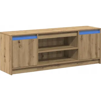 Televizní stolek TV stolky Hnědá 139,5 x 34 x 50 cm