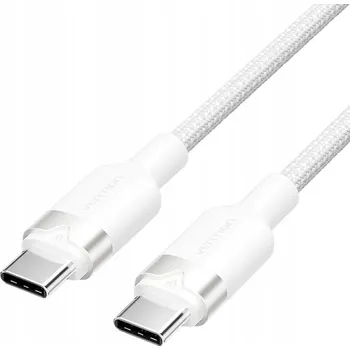 Datový kabel Kabel Vention USB typ C - USB typ C 1 m bílý