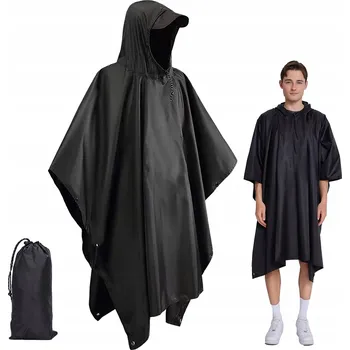 Pláštěnka PLÁŠTĚNKA S KAPUCÍ NA DÉŠŤ PONČO VODĚODOLNÁ