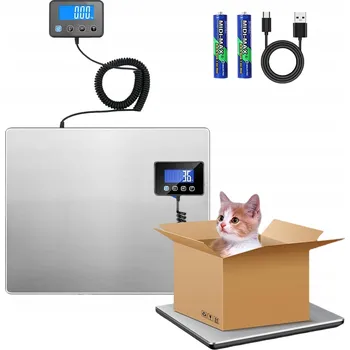 Kuchyňská váha OBCHODNÍ SKLADOVÁ ELEKTRONICKÁ PLATOVÁ VÁHA ZÁTĚŽOVÁ VÝKONNÁ 200 kg / 50 g