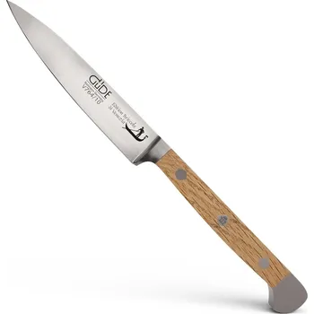 Kuchyňský nůž Špikovací nůž ALPHA BRICOLE DI VENEZIA 10 cm, hnědá, Güde Solingen