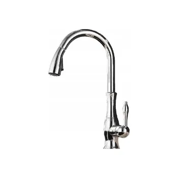 Vodovodní baterie Kuchyňská stojánková baterie ATALANTE, stříbrná