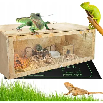 Topná rohož TOPNÝ ROHOŽ S TERMOSTATEM DO TERÁRIA PRO ROSTLINY SAZENICE 52x24cm