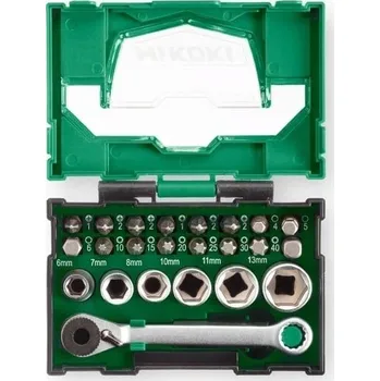 Bit HiKOKI Sada bitů a nástrčných klíčů BOX I 24 ks