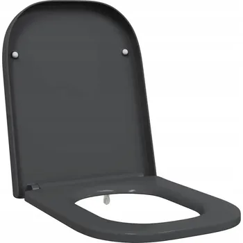 WC sedátko Sedátko na WC vidaXL černé, duroplast