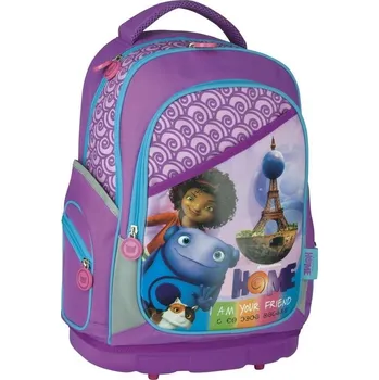 Školní batoh Vícekomorový Školní batoh Mimoni Astra, odstíny fialové, vícebarevný