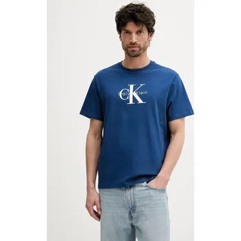 Pánské oblečení Tričko Calvin Klein Jeans LV04RB862G námořnická modř 59X, vel. S