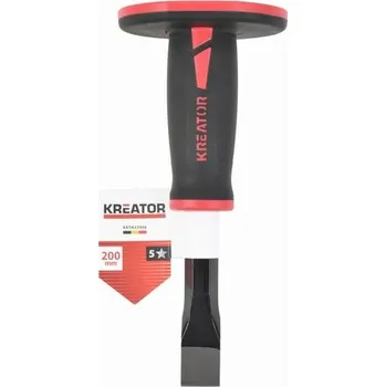 Sekáč ruční plochý s ochranou 21 x 200mm Kreator KRTH23906