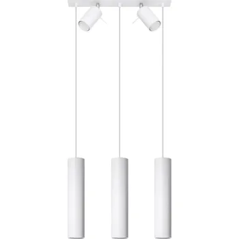 Dekorativní svítidlo SOLLUX LIGHTING Závěsná lampa RING 3 bílá
