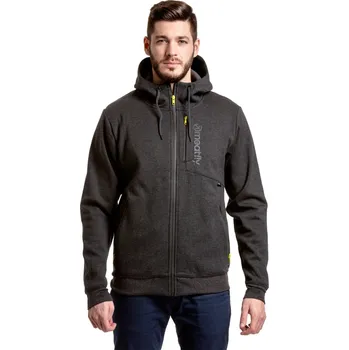 Pánské oblečení Pánská technická mikina Meatfly Lightyear šedočerná S