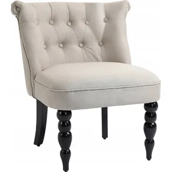 Křeslo Křeslo ušák Homcom béžové