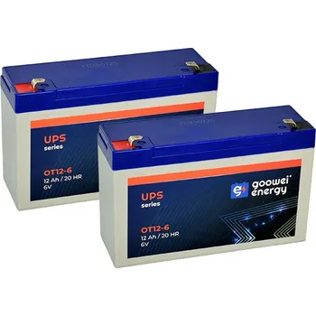Trakční baterie Goowei Energy OT12-6 6V 12Ah APC RBC3