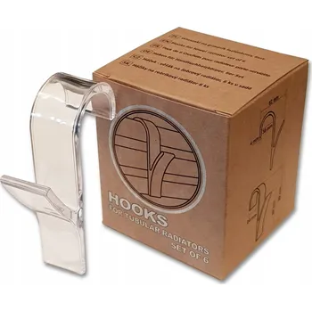 Věšák 6x Háček Věšák na radiátor Koupelnový věšák na radiátor na ručníky.