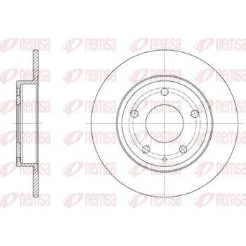 Brzdový kotouč Brzdový kotouč Remsa 61575.00