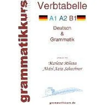 Německý jazyk Verbtabelle Deutsch A1 A2 B1 - Abdel Aziz-Schachner, Marlene Milena