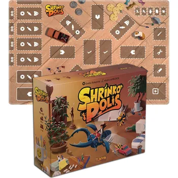Desková hra TLAMA games Shrinkopolis CZ/EN + herní podložka (playmat)