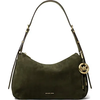 Kabelka Michael Kors Nolita medium nubuck kabelka tmavě zelená + doprava zdarma