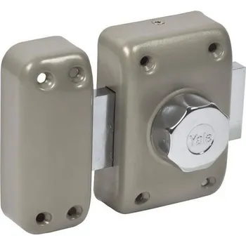 Zabezpečovací technika Dveřní zámek Yale YV20BTS/SC, zlatavě hnědý, bez válce. Dveřní zámek bez válce.