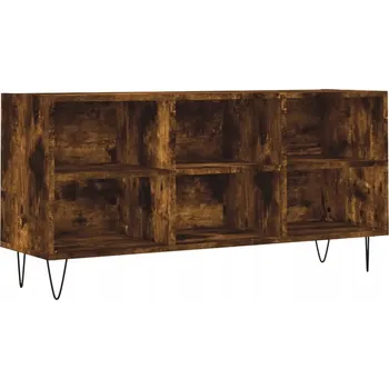Televizní stolek TV stolek, kouřový dub, 103,5x30x50 cm