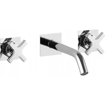 Vodovodní baterie Umyvadlová baterie pod omítku Sapho stříbrná