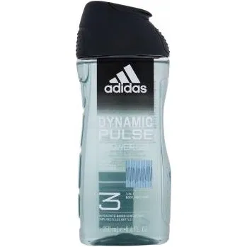 Sprchový gel Adidas Dynamic Pulse Shower Gel 3-In-1 250 ml