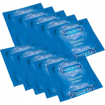 Kondom PASANTE KING SIZE ZVĚTŠENÉ LATEXOVÉ KONDOMY S VROUBKY, ZESÍLENÉ, 10 KS