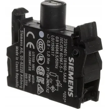Stykač SIEMENS 3SU1401-1BH60-1AA0 LED blok 24-240V AC/DC